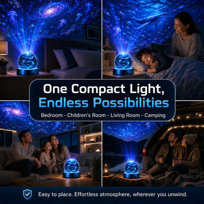 BVJ® Night Light Projector - Smart Holographic Star Projector