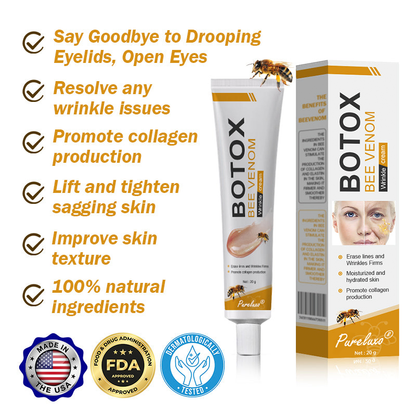 🧑‍⚕️Pureluxo® Botox Bee Venom Wrinkle Removal Cream- LAST DAY 90% OFF🧑‍⚕️