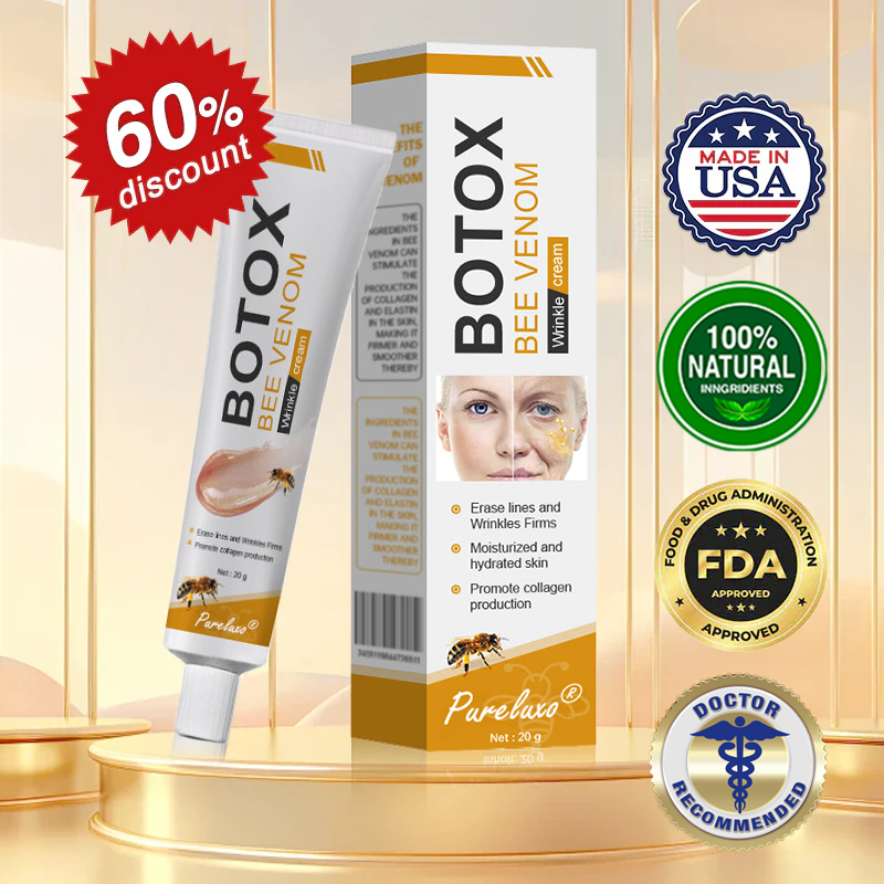 🧑‍⚕️Pureluxo® Botox Bee Venom Wrinkle Removal Cream- LAST DAY 90% OFF🧑‍⚕️