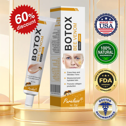 🧑‍⚕️Pureluxo® Botox Bee Venom Wrinkle Removal Cream- LAST DAY 90% OFF🧑‍⚕️