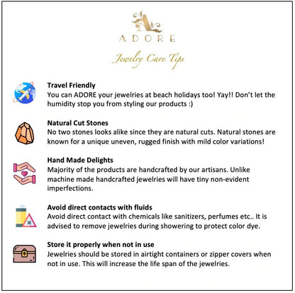 Saisha Multi Color Raw Stone Neck Cuff