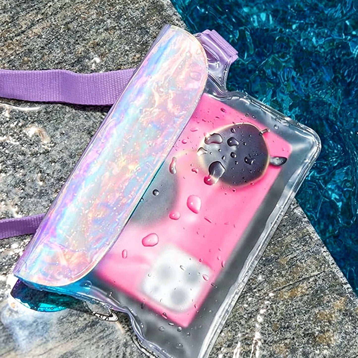 🚗 NUR HEUTE: 75 % RABATT ✨🌊 Hosday® Clear Waterproof Fanny Pack 2-Pack –Secure, and Ready for All Your Water Activities